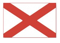 Annin Nylon Alabama Indoor State Flag, 3 X 5 ft, Item Number 023330