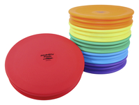 Sportime StabilityPads, 12-3/4 Inches, Assorted Colors, Set of 6 Item Number 025430