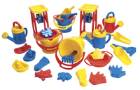Childcraft Classroom Sand and Water Toys Play Set, 28 Pieces, Item Number 067753
