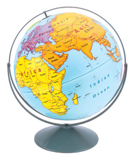Nystrom Early Learning Raised Relief Globe, 16 Inch Diameter, Item Number 1398242