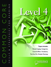 Saddleback Common Core Skills and Strategies Reading Level 4 1462816