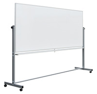 Luxor Double-Sided Magnetic Whiteboard, 96 x 40 Inches, Item Number 1556747