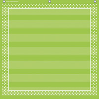 Teacher Created Resources 7 Pocket Chart, Lime, Item Number 1570376