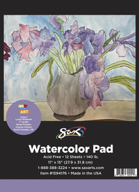 Watercolor Paper, Watercolor Pads, Item Number 1594176