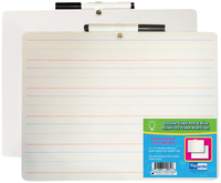 Flipside Two-Sided Dry Erase Board with Pen, 9 x 12 Inches, White/Lined, Pack of 24 2010559