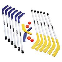 FlagHouse Middle School Hockey Set, Blue/Yellow, Set of 16 2120080