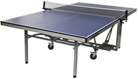 FlagHouse Premier II Table Tennis Table, 9 x 5 Feet x 30 Inches, Blue Item Number 2120083