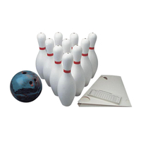 FlagHoue Light Ten Pin Bowling Set with 2-1/2 Pound Ball 2120442