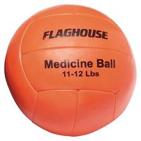 FlagHouse Synthetic Leather Medicine Ball - 11 - 12 lbs 2122104