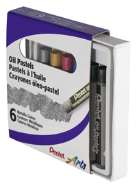  Pentel Arts Metallic Oil Pastels  2132563