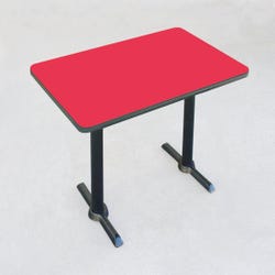 Image for Correll Rectangle Laminate Top Cafe Table with T-Mold from School Specialty