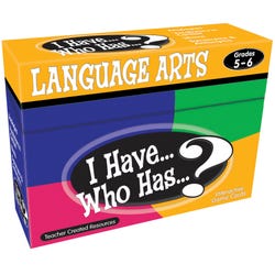 Image for I Have... Who Has...? Language Arts Game (Gr. 5–6) from School Specialty