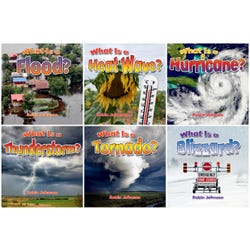 Image for Crabtree Severe Weather Close Up Books, Paperback, Grade 1 Reading Level, Set of 6 from School Specialty