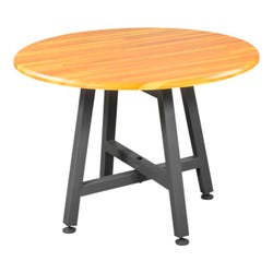 Image for VARI Round Table, Butcher Block from School Specialty