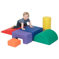 Image for Children's Factory Climb and Play 6 Piece Play Set, Primary from School Specialty