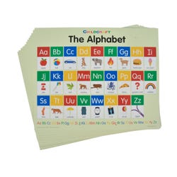 Image for Childcraft English Alphabet Charts, Set of 25 from School Specialty