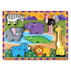 Melissa & Doug Safari Chunky Puzzle, Item Number 082694