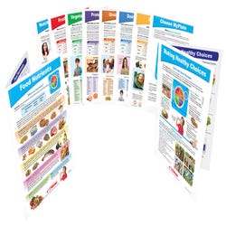 Image for Sportime MyPlate Food & Nutrition Visual Learning Guides, Grade 5 to 9, Set of 10 from School Specialty