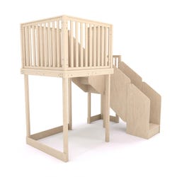 Image for Childcraft Basic Loft with Wooden Slats, 7 Feet 10-1/8 Inches x 4 Feet x 7 Feet 4 Inches from School Specialty