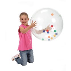 Image for Gymnic Visualizer Ball, 19-1/2 Inches, Transparent from School Specialty