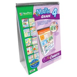 Image for NewPath Math Curriculum Mastery Flip Chart, Grade 4 from School Specialty
