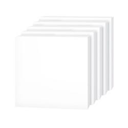 School Smart Foam Boards, 5 x 5 Inches, White, Pack of 48 Item Number 1494875