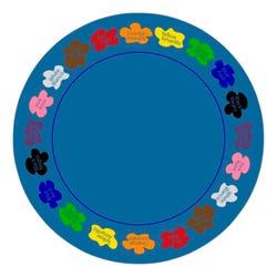 Image for Childcraft Learn Your Colors Bilingual Carpet, Round from School Specialty