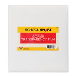 Image for School Smart Copier Transparency Film without Sensing Strip, 8-1/2 x 11 Inches, Clear, Pack of 100 from School Specialty