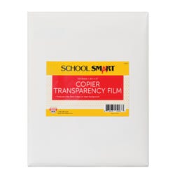 Image for School Smart Copier Transparency Film without Sensing Strip, 8-1/2 x 11 Inches, Clear, Pack of 100 from School Specialty