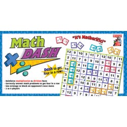 Image for Edupress Multiplication and Division Math Dash Game, Assorted Colors from School Specialty