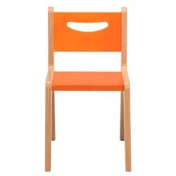 Image for Whitney Plus Chair, 12-Inches High, 13-3/4 x 17 x 23-1/2-Inches, Orange from School Specialty