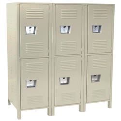 Image for Republic Qwik-Ship Lockers, 2-Tier, 3 Wide from School Specialty