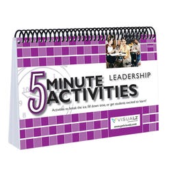 Image for Visualz 5 Minute Leadership Activities Book, Spiral Bound from School Specialty