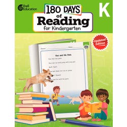 Shell Education 180 Days Of Reading For Kindergarten, Second Edition 2131344