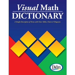 Image for Didax Visual Math Dictionary Paperback Math Book, Grade 5+ from School Specialty