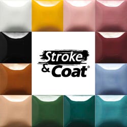 Mayco Stroke & Coat Wonderglaze Glaze Set B, Pint, Assorted Colors, Set of 12 Item Number 406466
