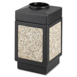 Image for Safco Open Top Square, 38 Gallon, Black from School Specialty