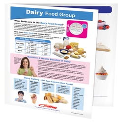 Image for Sportime Dairy Food Group Visual Learning Guide, 4 Pages, Grades 5 to 9 from School Specialty