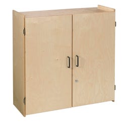 Image for Childcraft Locking Wall-Storage Cabinet, 3 Shelves, 35-3/4 x 13-3/4 x 35-3/4 Inches from School Specialty