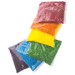 Image for Roylco Colored Decorative Rice, Assorted Colors, 1 Pound, Set of 6 from School Specialty