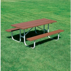 Image for UltraSite Heavy Duty Recycled Plastic Top Picnic Table from School Specialty