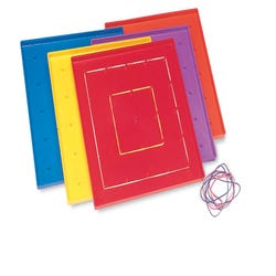 Image for Learning Resources Plastic Geoboard Set of 10 from School Specialty
