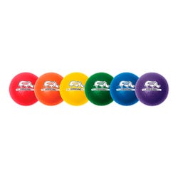Image for Rhino Skin Dodgeballs, 6 Inch, Set of 6 Colors from School Specialty