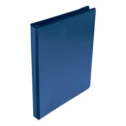 Image for School Smart Round Ring View Binder, Polypropylene, 1/2 Inch, Blue from School Specialty