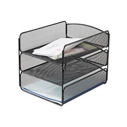 Image for Onyx Triple Tray Organizer - Blue from School Specialty