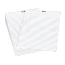 School Smart Legal Pad, 8-1/2 x 11-3/4 Inches, White, 50 Sheets, Pack of 12 027433
