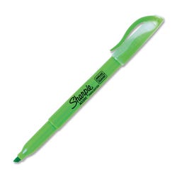Image for Sharpie Accent Highlighter, Chisel-Narrow Tip, Fluorescent Green, Pack of 12 from School Specialty