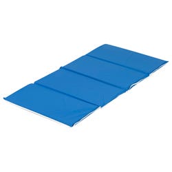 Children's Factory 4-Section Rest Mat, 48 x 24 x 1 Inches, Blue, Item Number 1427903