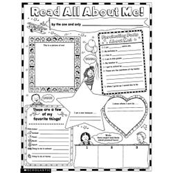 Image for Scholastic Read All About Me Instant Personal Poster Sets from School Specialty