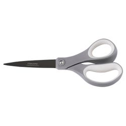 Image for Fiskars Softgrip Titanium Contoured Straight Scissors, 8 Inches, Silver, Pack of 2 from School Specialty